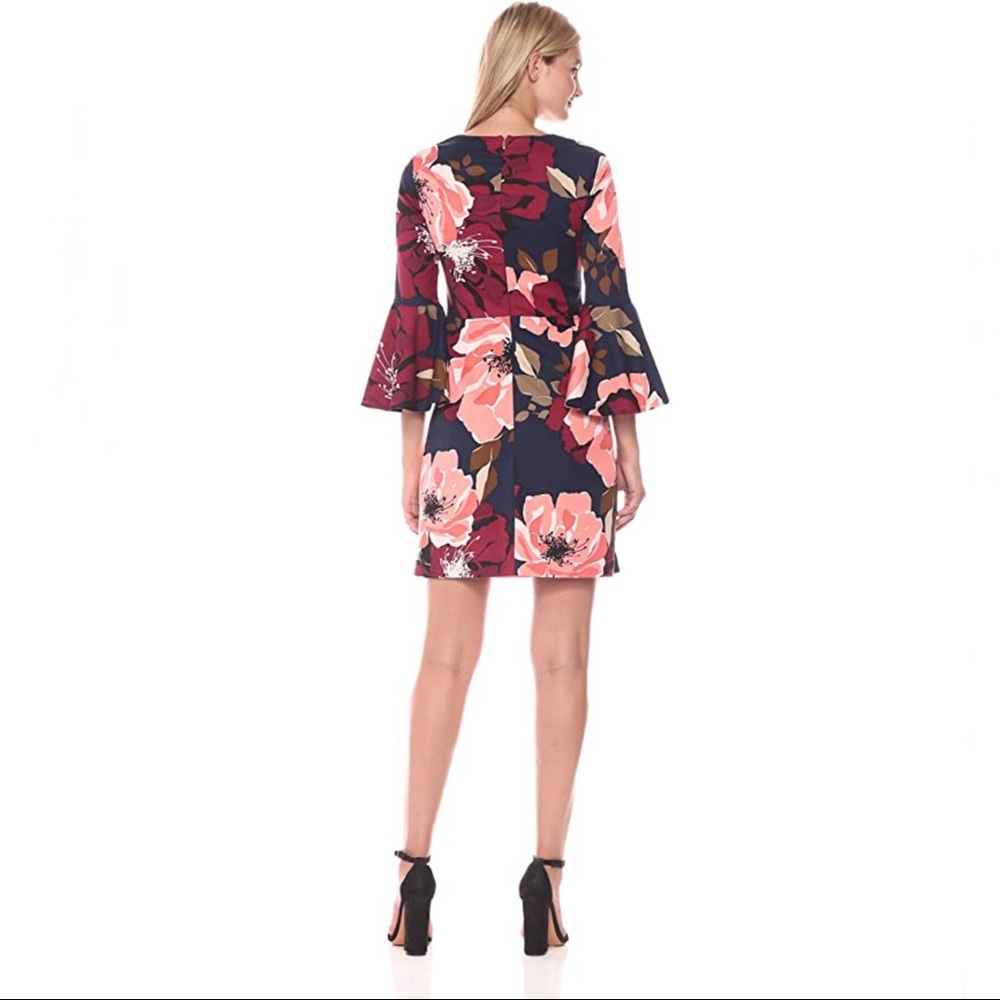Trina Turk Splendid Bell Sleeve Floral Dress NWT - Picture 2 of 6